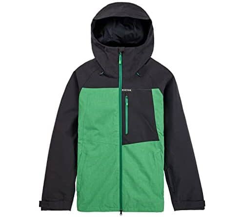 Burton 23359100002 Giacca da Snowboard, True Black/Clover Green, S